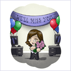 Girls from GNK Insurance - Going Away Card
